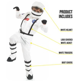 Fun Shack Astronaut Costume Children, Children's Astronaut Costume, Astronaut Suit Children, Astronaut Children's Costume, Astronaut Costume for Children, Children's Costume Astronaut, Astronaut