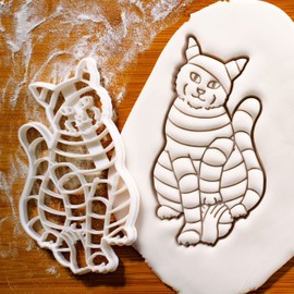 Mummy Cat Cookie Cutter, 1 Piece - Bakerlogy