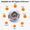 sourcing map 12 Point Socket 1/2" Drive by 10mm Metric
