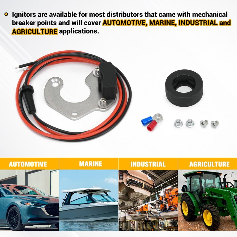 Xxamz 1442 Ignitor Electronic Ignition Conversion Kit Compatible with IHC