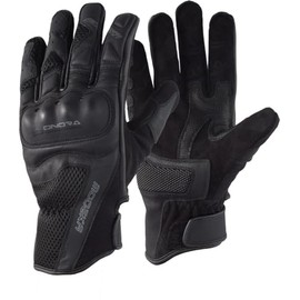 Modeka Sonora Summer Motorcycle Gloves, Black/Black, 10