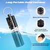 Minisland Large Portable Metal Aluminum Toothpick Holders Keychain Pocket Outdoor