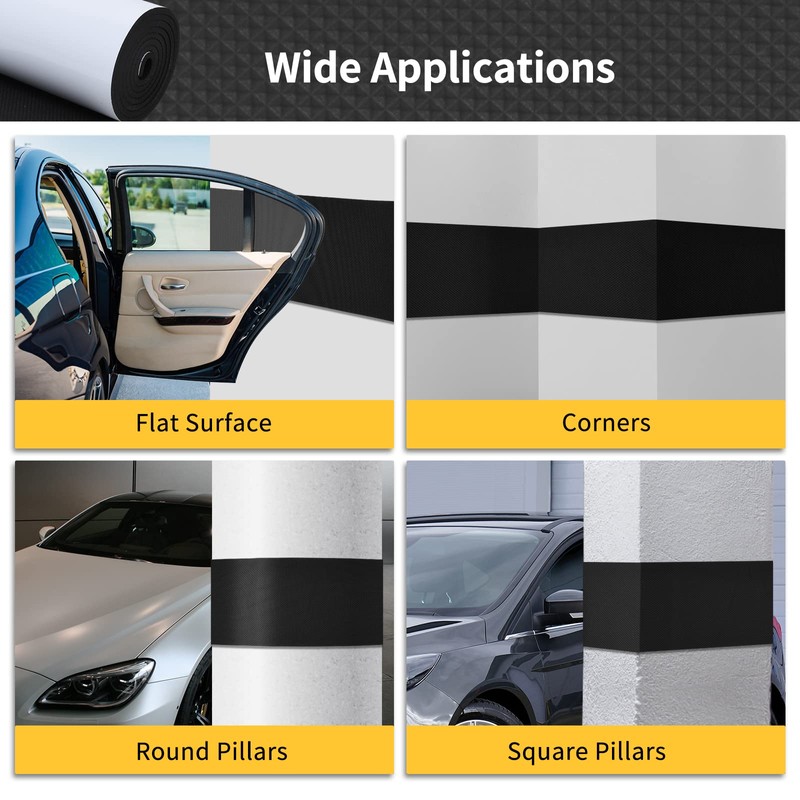 Garage Wall Protector, 2 Roll Garage Car Door Protector Bumper