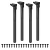 uxcell Folding Table Legs, 4pcs 61cm(24") Metal Foldable Table Furniture