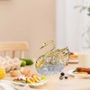 Swan Sugar Storage Jar European Modern Condiment Container Golden Seasoning