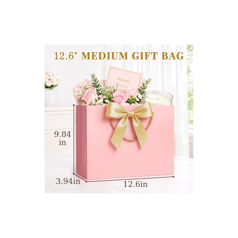 ANZNKU - Paquete de 2 bolsas de regalo grandes con