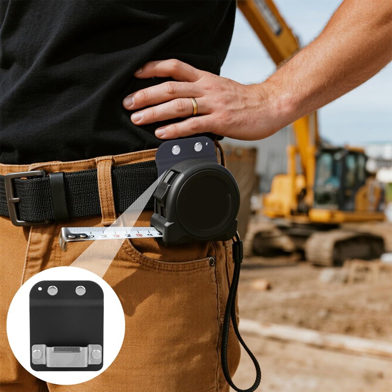 Tape Measure Holder, Quick Hang/Release Tape Measure Belt Clip Fits
