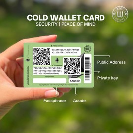 WADY CRYPTO 2.0 - Ethereum Air-Gapped Ultimate Security Cold Wallet Card