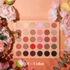 MAFFICK Paleta de Sombras de Ojos, 30 Colores, Acabados Mate,