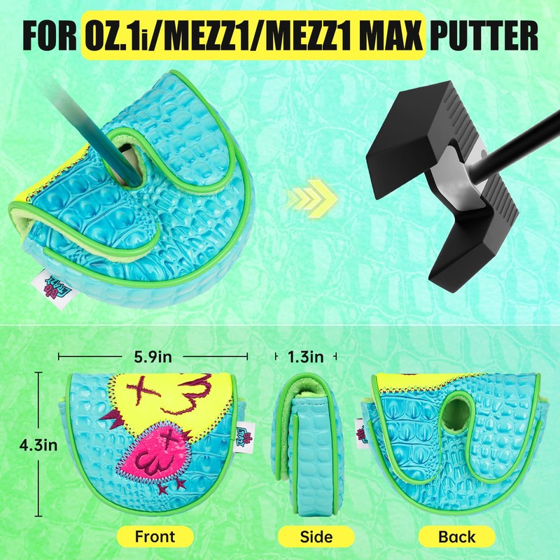 Big Crazy DF3 Putter Cover - Funny Birdie Design Golf