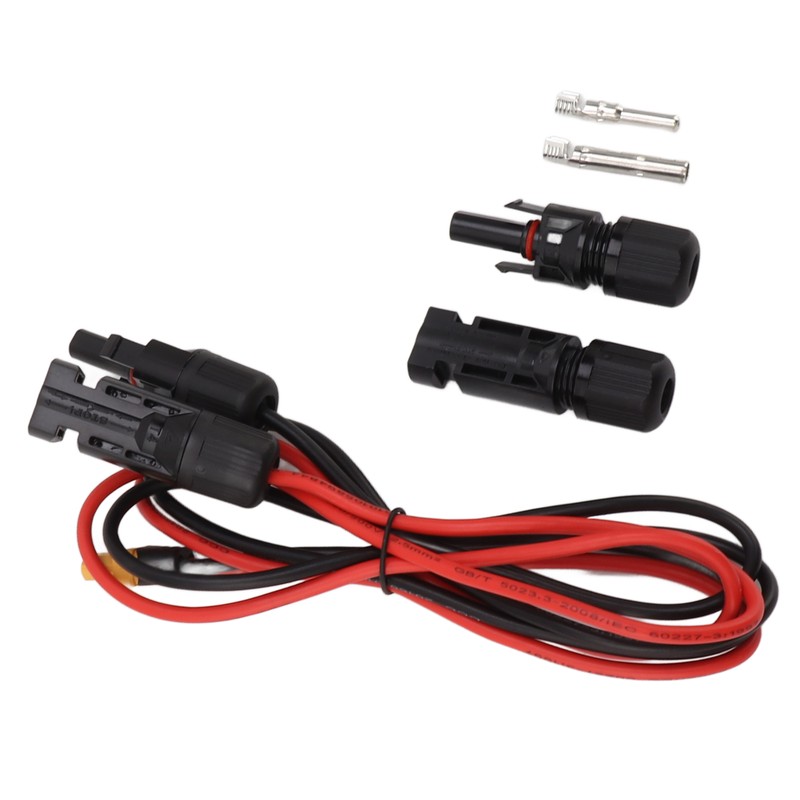 XT60 Solar Panel Charging Cable Photovoltaic Cable Charging Energy Storage