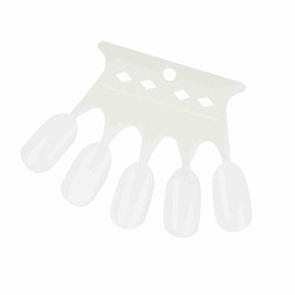 50pcs Nail Art Gel Color Display Practice Tips, Reusable Plastic for Professional Home Use, 4 Colors Palette (Self Color)