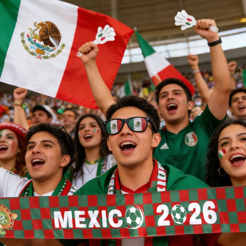 Fiesta Fútbol Paquete México 6 Kits De Cotillón Copa Mundial