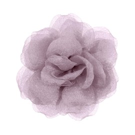 Mecool 3.15" Chiffon Rose Hair Clip for Weddings Party Brooch Pins Corsage Hair Head Clip | Hair Jewellery Barrette Hair clips Women Accessories | Flower Hair Clips Girls | Wedding Flowers