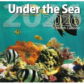 2026 Under the Sea Full Size Wall Calendar for Planning, Scheduling, and Organizing