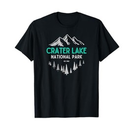 Crater Lake T-Shirt Vintage National Park Est 1902 T-Shirt