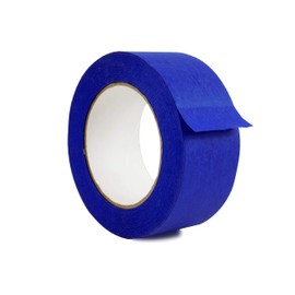 WOD PMTB14UV Professional Grade Blue Painters Masking Tape - 2 inch x 60 yds - Multi-Surface 14 Day Clean Release, 24-HR UV Resistant, Trim Edge Finishing Tape, High Adhesion Level