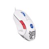 TECHZONE Mouse Gamer RGB NASA Blanco con DPI's Ajustables 800-1600,
