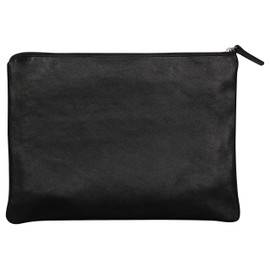 Clairefontaine 410138C Lambskin Pencil Case Flat 35 x 25 cm Black