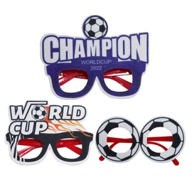 BOLOMORO 3pcs Flag Sunglasses Eyewear England Wales Patriotic Cheer National Eyeglass Mask for World Football Cup Fans Celebration, Lightweight Party Props Decor for Parade Sport Event