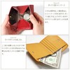 Blanpom bp-1046 Women's Bifold Wallet, Leather, Cowhide Leather, Mini Wallet,