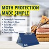 B&G Clothes Moth Traps with Pheromones | 2-Pack | Odorless