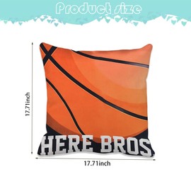 Basketball Throw Pillow Cases Basketball Pillowcase Gifts for Women Men Daughter Son Birthday Gifts for Friend Sports Pillowcase Covers with Zipper Decorative Cushion Cover Gift