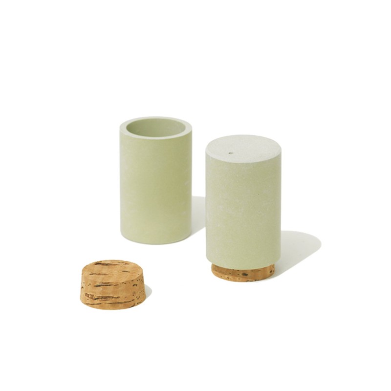 soil Diatomaceous Earth Seasoning Case (Condiment Container) Salt Green