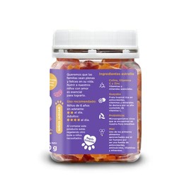 FLOR DE JAGUAR | DFN Gummies 90 pzs | Deliciosas Gomitas con Probióticos + Vitaminas y Minerales | Sabor mandarina, uva y fresa | Apoya tu bienestar d