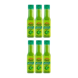 Mexico Lindo Green Habanero Hot Sauce Display, 5 fl oz, Pack of 6