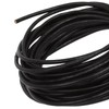 5Meters Black Leather Cord 3MM Wide Round Leather String for