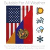 Breeze Decor Armenia US Friendship Garden House Flag Set Regional