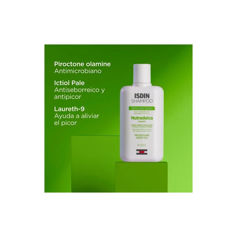 Isdin Nutradeica Shampoo Anticaspa Grasa 200ml