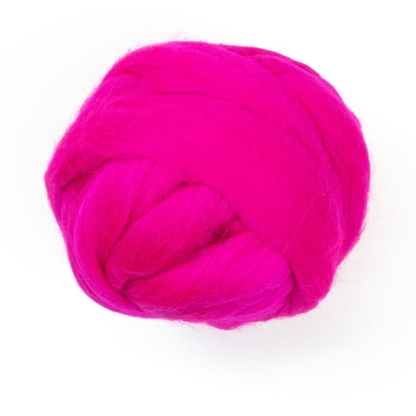 Kondoos Colored Natural Wool roving, 8 OZ. Best Wool for