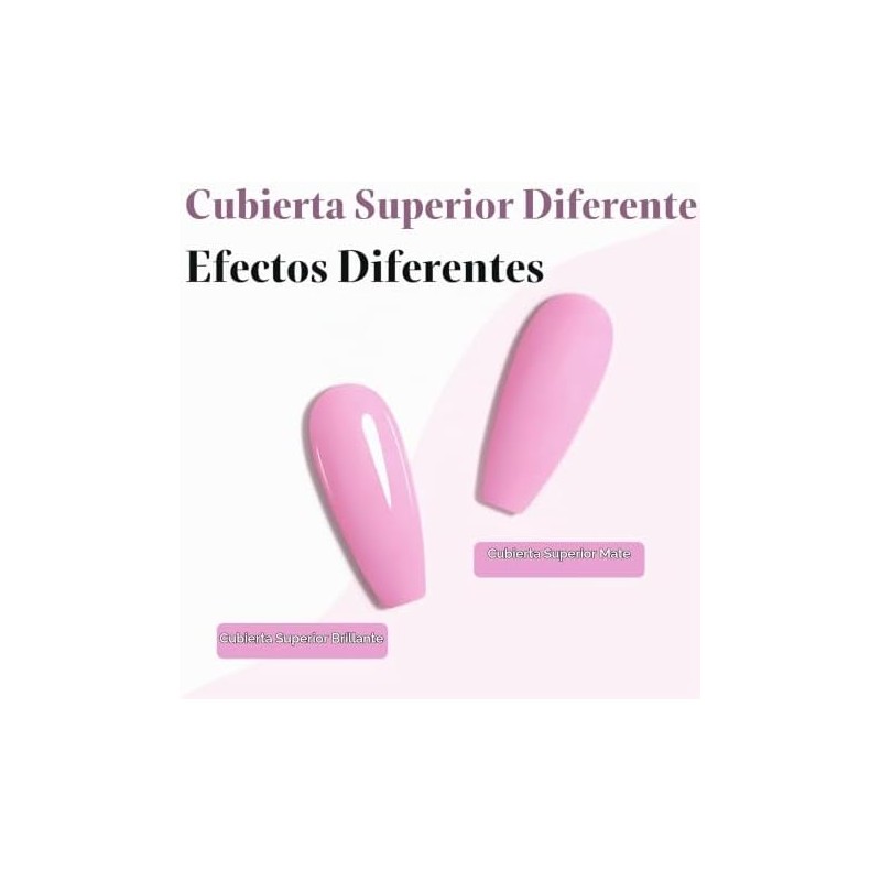 CANNI- Esmalte de uñas en gel rosa, 1 pieza de