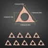 AMTOVL 10PCS Triangle Cutter Heads R Angle for Pneumatic Chamfering
