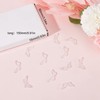SUNNYCLUE 200pcs 29mm Feather Beads Resin Feather Charms Large Feather