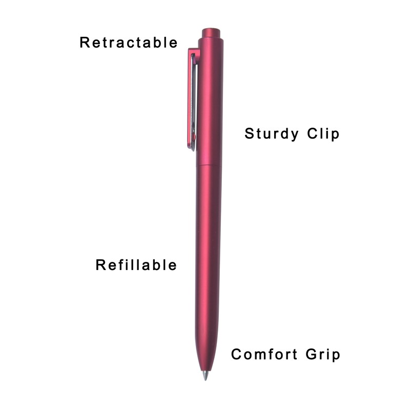 Premium Ballpoint Pens, Red pen-holder, with Elegant Gift Box Packaging