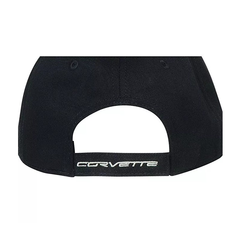 Corvette C7 Corvette Grand Sport w/ Visor Stripes Black Polyester