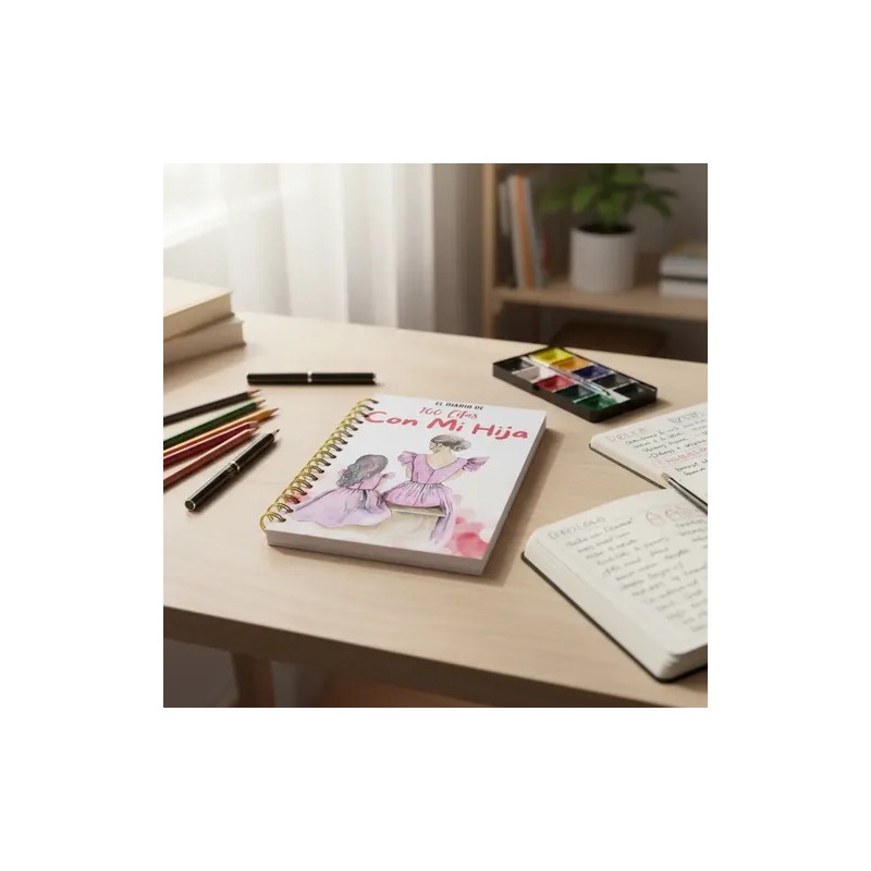 Libro 100 Citas Con Mi Hija Media Carta Pasta Dura
