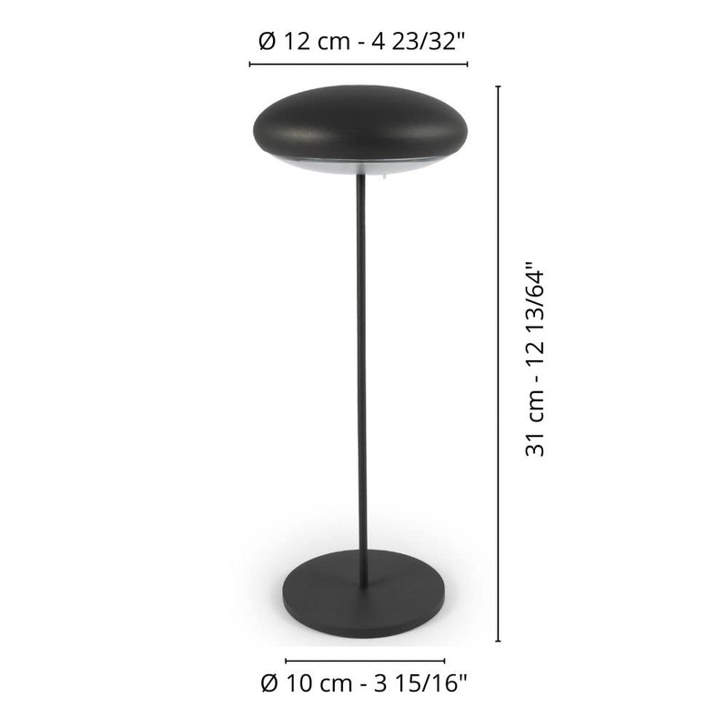 Broggi Nuvola Portable Table lamp corten 4110317001
