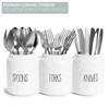 Barnyard Designs Silverware Caddy for Countertop - Cutlery Organizer for