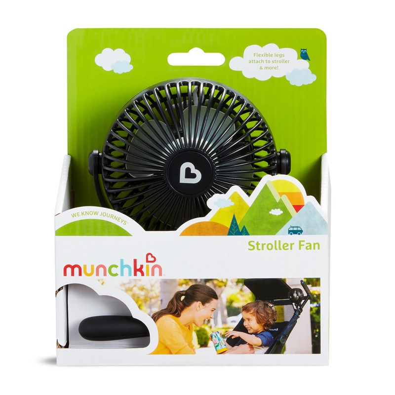 Munchkin Stroller Fan - Portable Fan for Travel, Baby Gear