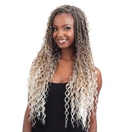 FreeTress Crochet Braids 3X Rebel Boho Mermaid Braid 24" (HTCINNAMON)