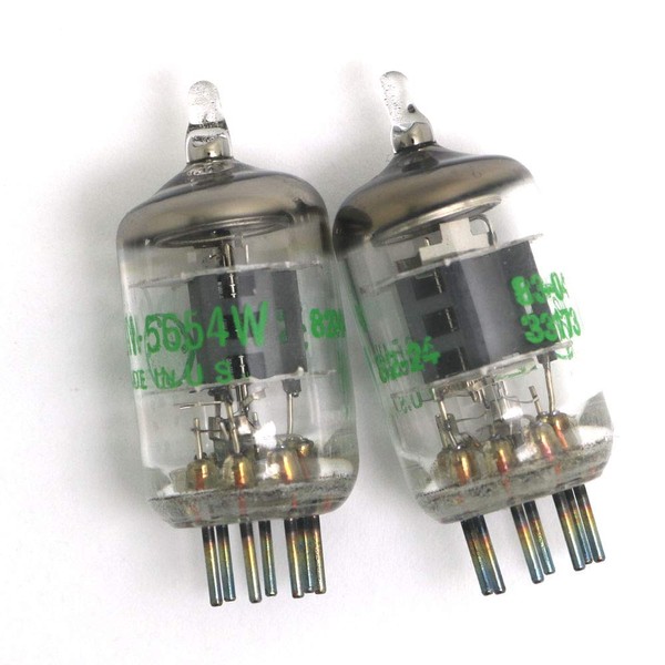 DollaTek Matched Pair 7 Pin GE JAN 5654W Vacuum Tubes