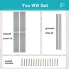 NeatiEase Slatwall Panel Wall Storage Systems, 4 x 4ft Slat