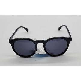 Foster Grant FGX FOSTER GRANT BRAND ROUND FRAME OVERSIZED BLACK SUNGLASSES 100% UVA & UVB