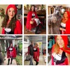 Anraocoss Carnival Red Riding Hood Costume Women's XL