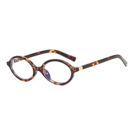 ULELA DIKML Oval Small Frame, Retro Simple Eyeglass Frame for Women, Small Oval Sunglasses, Sunglasses for Women and Men, Fashion, Retro, Oval, 90s Style, Vintage Shades, Brown,, brown