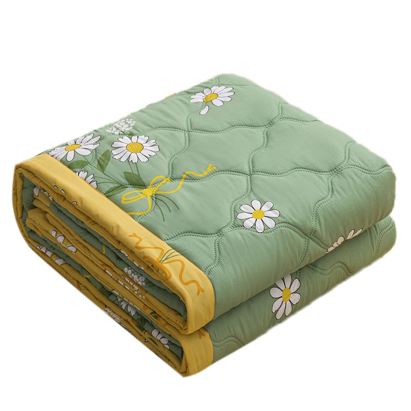 Summer Blanket Polyester Fiber Washable Skin Friendly Summer Quilt Thin
